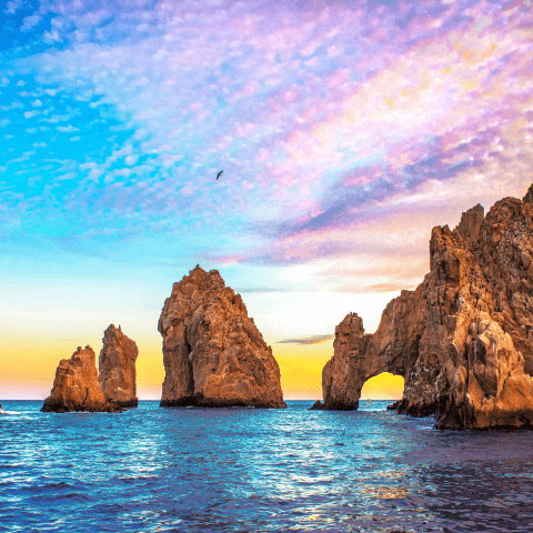 View of the arch of Cabo San Lucas