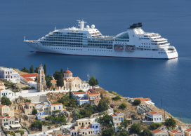 Cruise ship  on the ocean